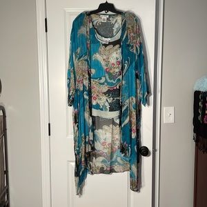 Ulla Popken Tank and Duster Set